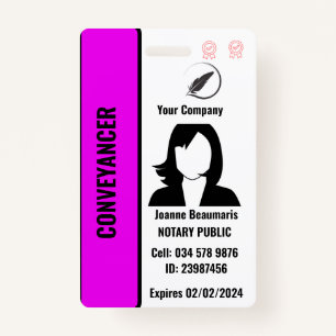 Customized Employee ID Badge
