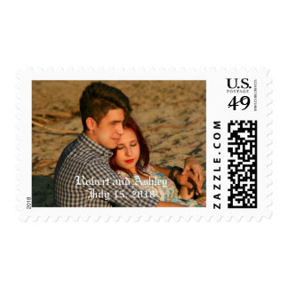 Customized Engagement or Wedding Postal Stamps