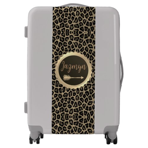 Customized Exotic Stylish Leopard Tote Luggage