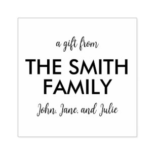 Customized Family Gifting Stamp