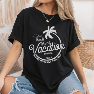 Customized Family Vacation 2026 Family Group Trip T-Shirt