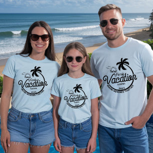 Customized Family Vacation 2026 Family Group Trip T-Shirt