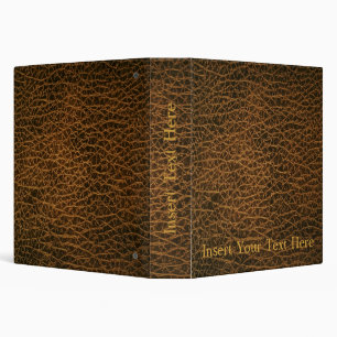 Customized Faux Leather Avery Binder