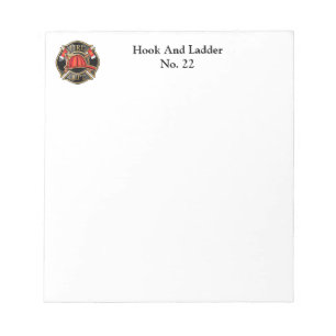 Customized Fire Department Notepad