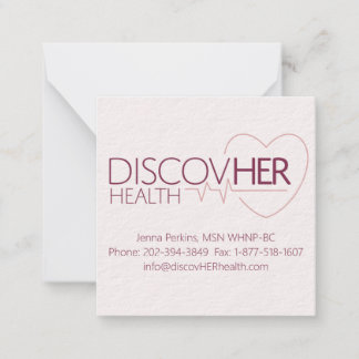 Customized Flat Note Card