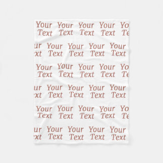 Customized Fleece Blanket