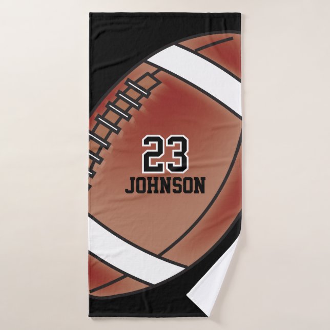 Customized Football  Bath Towel (Bath Towel)
