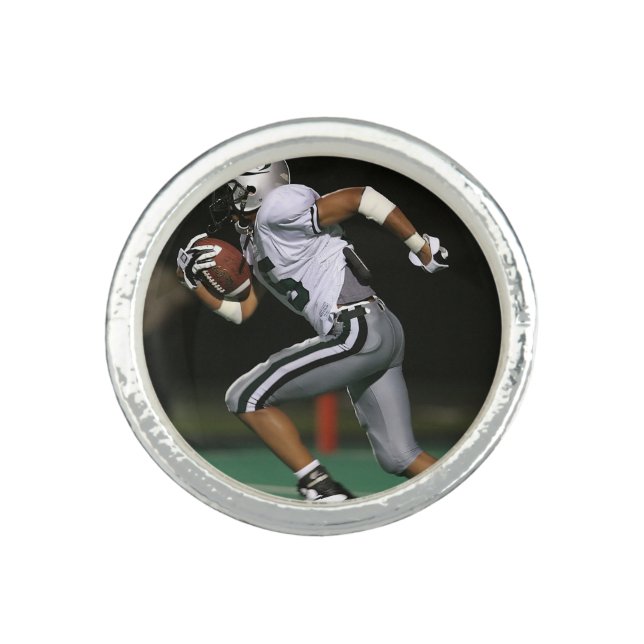 Customized Football Photo Sports  Ring (Front)