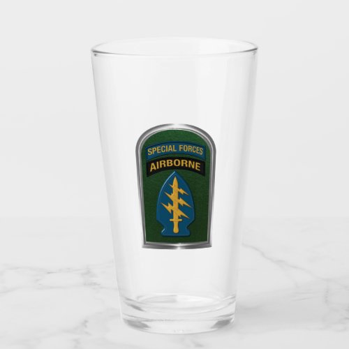 Customized Framed Special Forces Patch Glass