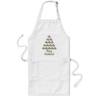 Customized Fun Red Roses, Holly Christmas Tree