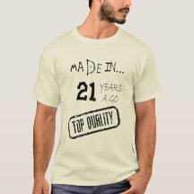 Customized funny birthday t-shirt for man