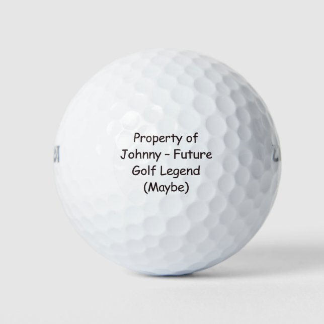 Customized Funny Golf Ball (Front)