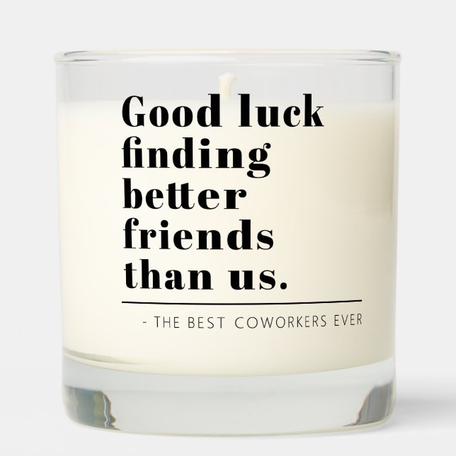 Customized Funny Moving Or Retirement Gift Custom Scented Candle (Front)