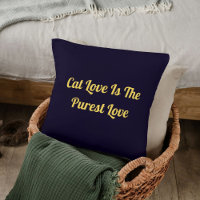 Customized Funny Pet Cat Lover Quote On Navy Blue