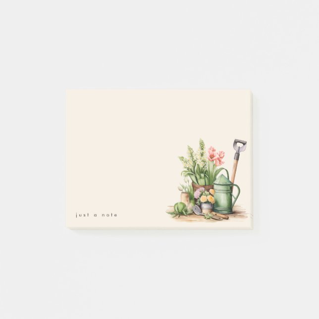 Customized Gardening Tools  Post-it Notes (Front)