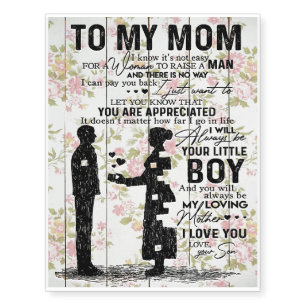 Customized Gift For Family, Cute Present Temporary Tattoos
