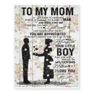 Customized Gift For Family, Cute Present Temporary Tattoos