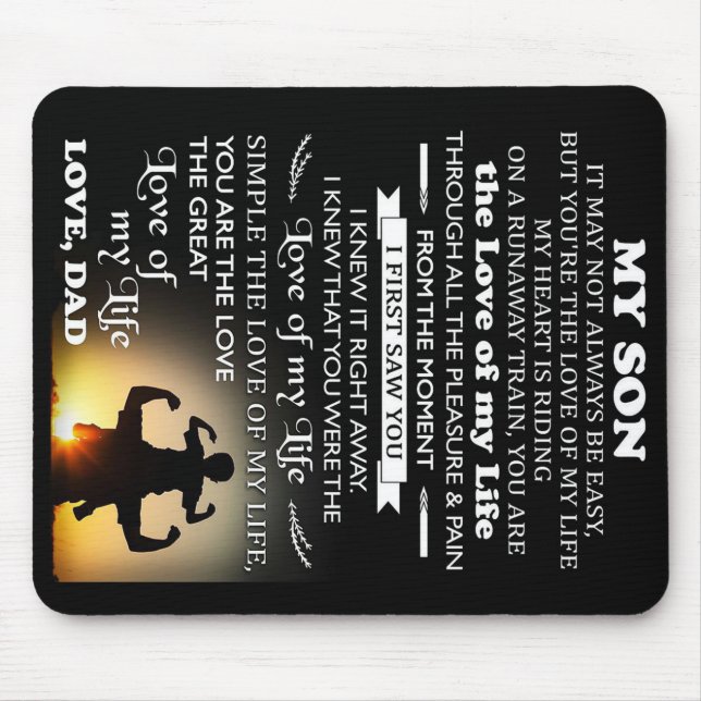 Customized Gift For Son | Best gift for kid Mouse Pad (Front)