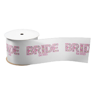 Customized gift ribbon for wedding shower