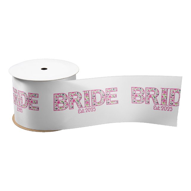 Customized gift ribbon for wedding shower (Spool)