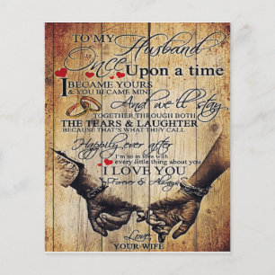 Customized Gift To My Husband, Home Decor Flyer
