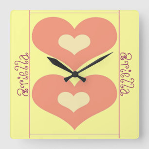 Customized Girly Clock