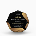 Customized Gold Corporate Employee Recognition Acrylic Award<br><div class="desc">Introducing the Customized Gold Corporate Employee Recognition Acrylic Award, a stunning way to honor outstanding team members! This elegant award features a sleek acrylic design with a striking gold star, symbolizing excellence and achievement. Perfect for recognizing hard work and dedication, it can be personalized with the employee's name, date, and...</div>