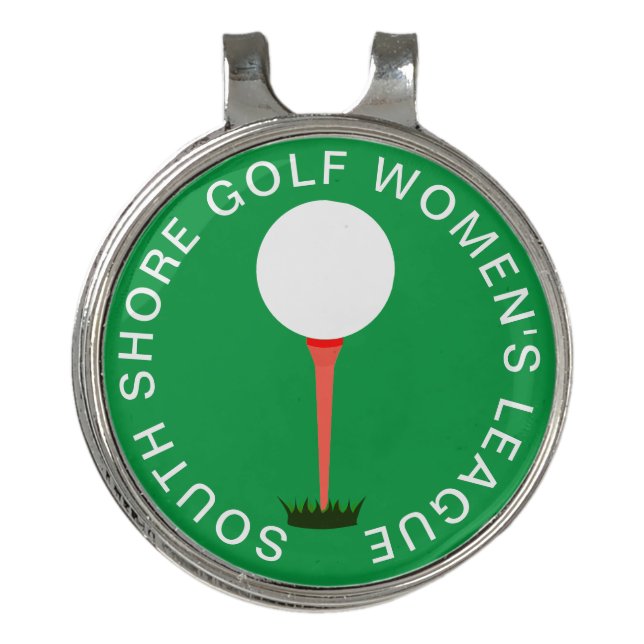 Customized Golf Ball Marker Hat Clip Members Gift (Front)