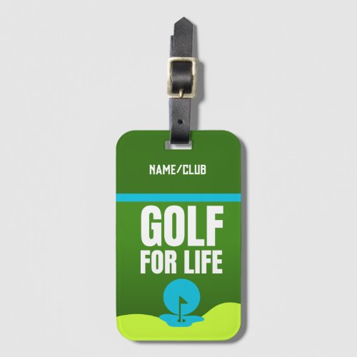 Customized Golf Club Luggage Tag