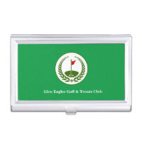 Customized Golf/Country Club Business Card Holder