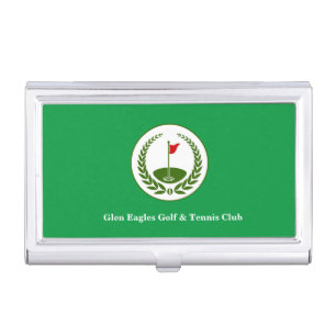 Customized Golf/Country Club Business Card Holder
