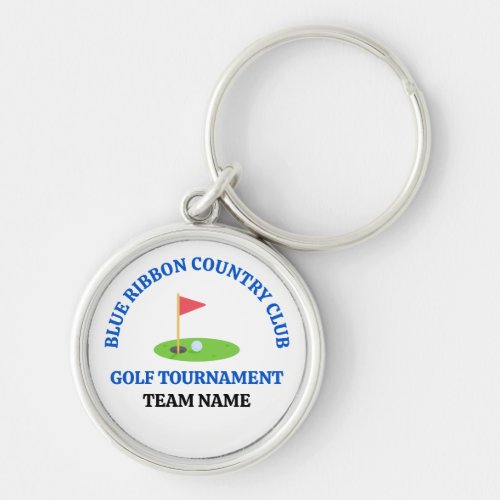 Customized Golf Course or Country Club Keychain