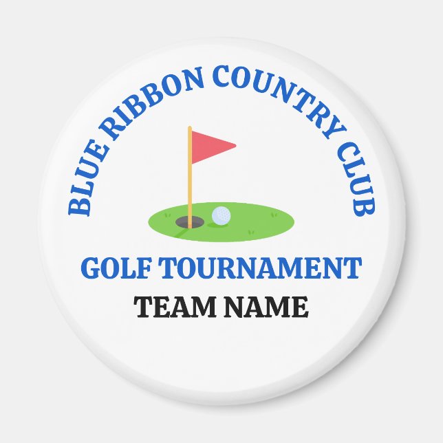 Customized Golf Course or Country Club Magnet (Front)