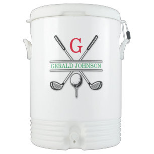 Customized Golf Monogram Design Beverage Cooler
