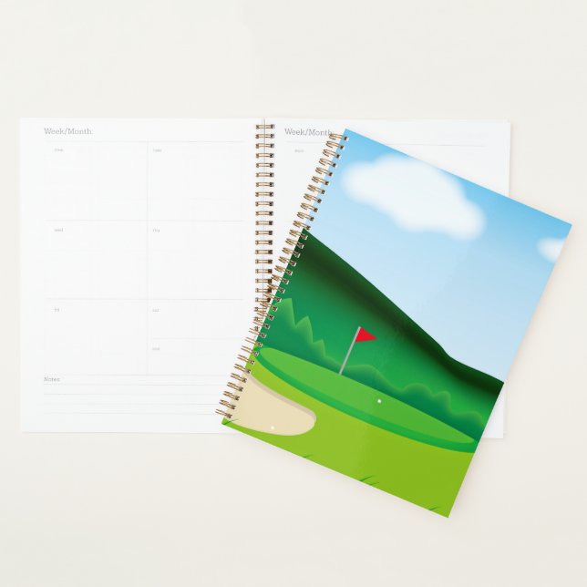 Customized Golf Planner/Member Gift Planner (Display)