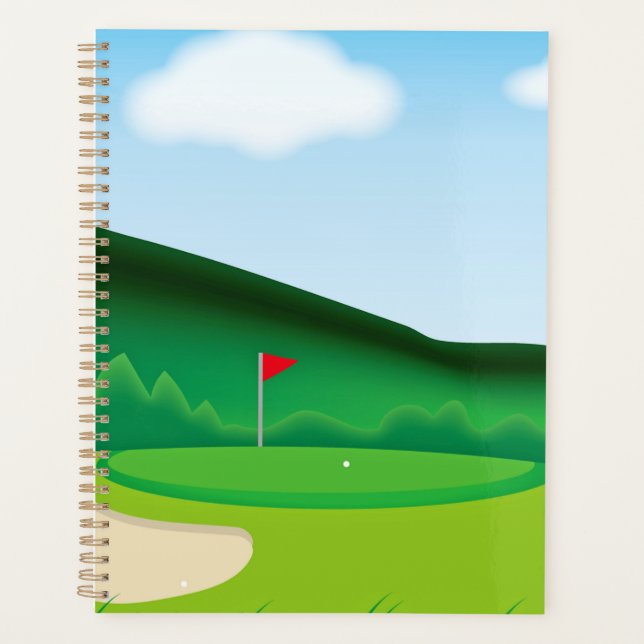 Customized Golf Planner/Member Gift Planner (Front)