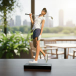 Customized Golf Pose Acrylic Sculpture<br><div class="desc">Personalized Photo Keepsake | Capture the spirit of the game with this Personalized Golf Pose Acrylic Sculpture. Whether it’s a confident post-shot stance or a playful moment on the green, we’ll transform your favorite photo into a striking acrylic cut-out with a crystal-clear front and a glossy black backing. Simply remove...</div>