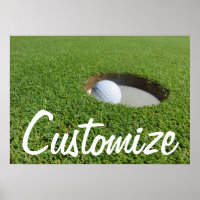 Customized Golf Poster