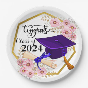 Customized Graduating Yearly Class Paper Plates