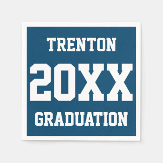 Customized Graduation Day Party Supplies Idea Napkins