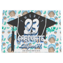 Customized Graduation Sea Shell Pattern