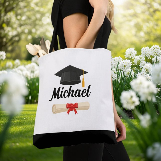 Customized Graduation Tote Bag - Canvas Bag (Creator Uploaded)