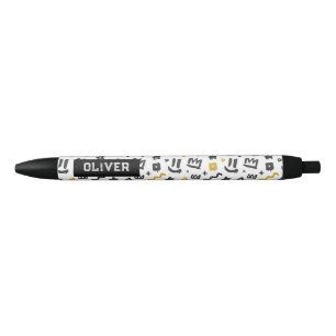Customized Graffiti Hip Hop Tags Black Gold doodle Pen