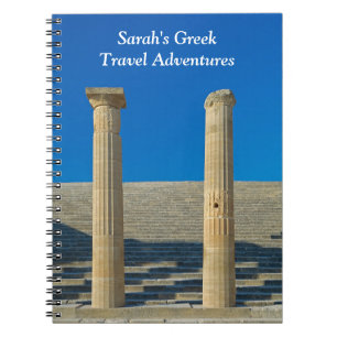 Customized Greek Travel Notebook