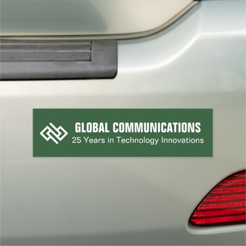 Customized Green Cyber Technology Business Car Magnet
