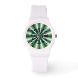 Customized Green Metallic Celtic Knot Watch