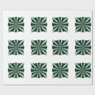 Customized Green Metallic Celtic Knot Wrapping Paper