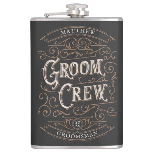 Customized Groomsmen Gift Flask