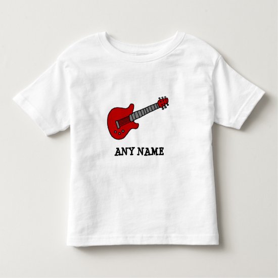 Customized Guitar Shirt for Boys or Girls