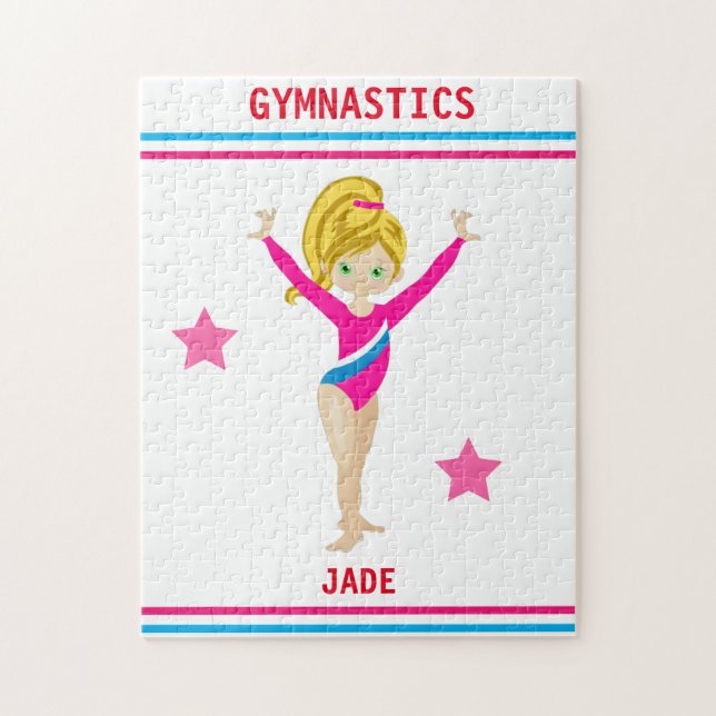CUSTOMIZED GYMNASTICS PUZZLE FOR GIRLS (Vertical)
